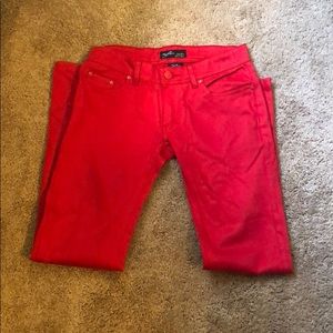 Red jeans